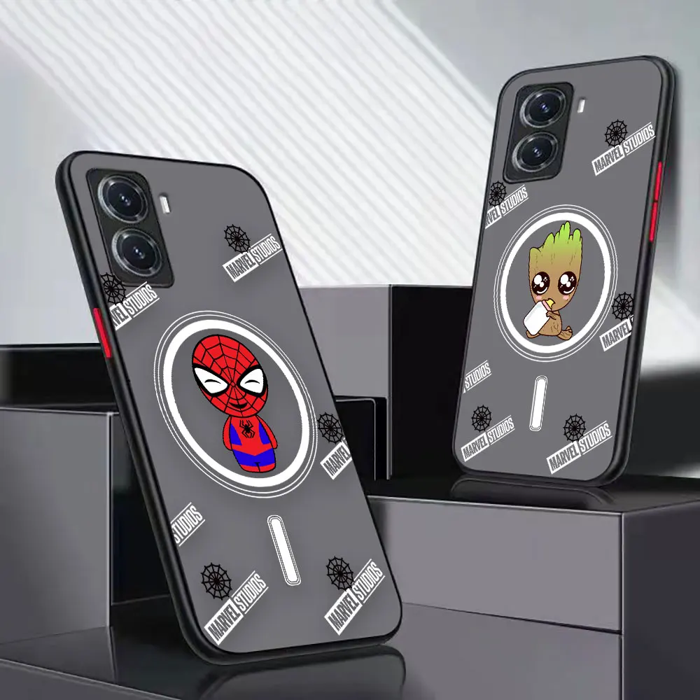

Matte Case Funda For VIVO Y93 91C 91 85 77 76S 76 75 72 5G 71 70S 67 53 52S 51 50 35 22S 2020 Case Cartoon Comics Marvel Heroes