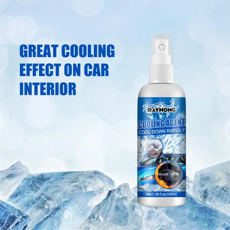 

Effective Auto Temperature Removal Kit 100ml Car Freeze Spray Practical Liquid Nitrogen Car Freeze Spray Multi-scene Application