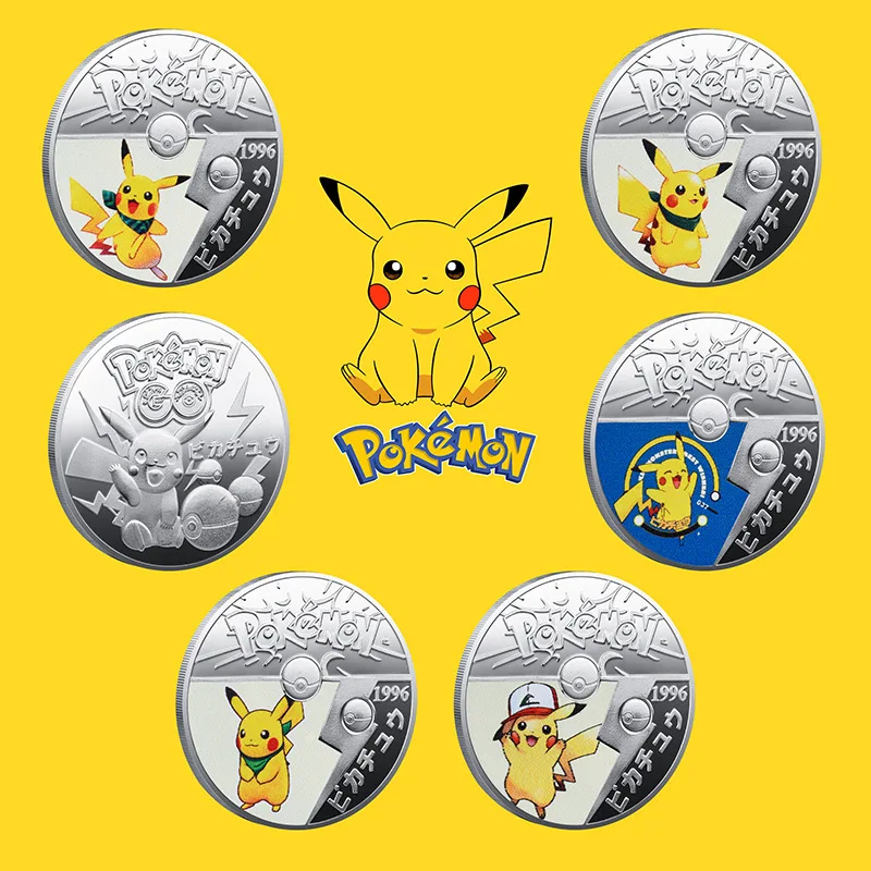 Милый мультяшный редкий Покемон из аниме Сквиртл дракофэ ручная работа Памятная коллекция монет детские игрушки