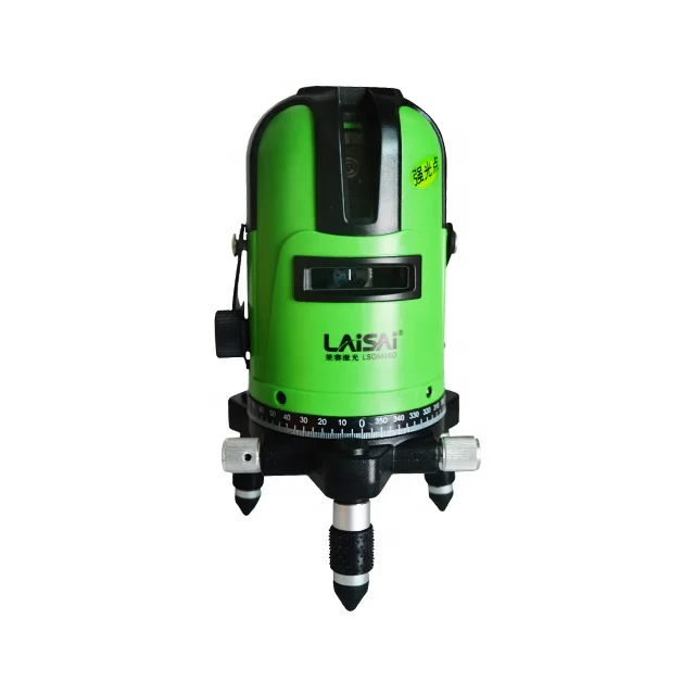 LAISAI LSG649SPD laser level meter 5 blue line LSG649SPD blue laser auto level 5line 3 points 360degree fine tuning