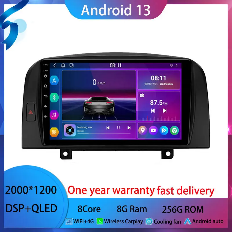 

Android 13 для Hyundai SONATA NF 2004 2005 2006 2007 2008 автомобильное радио мультимедийный видеоплеер Android автомобильный беспроводной адаптер