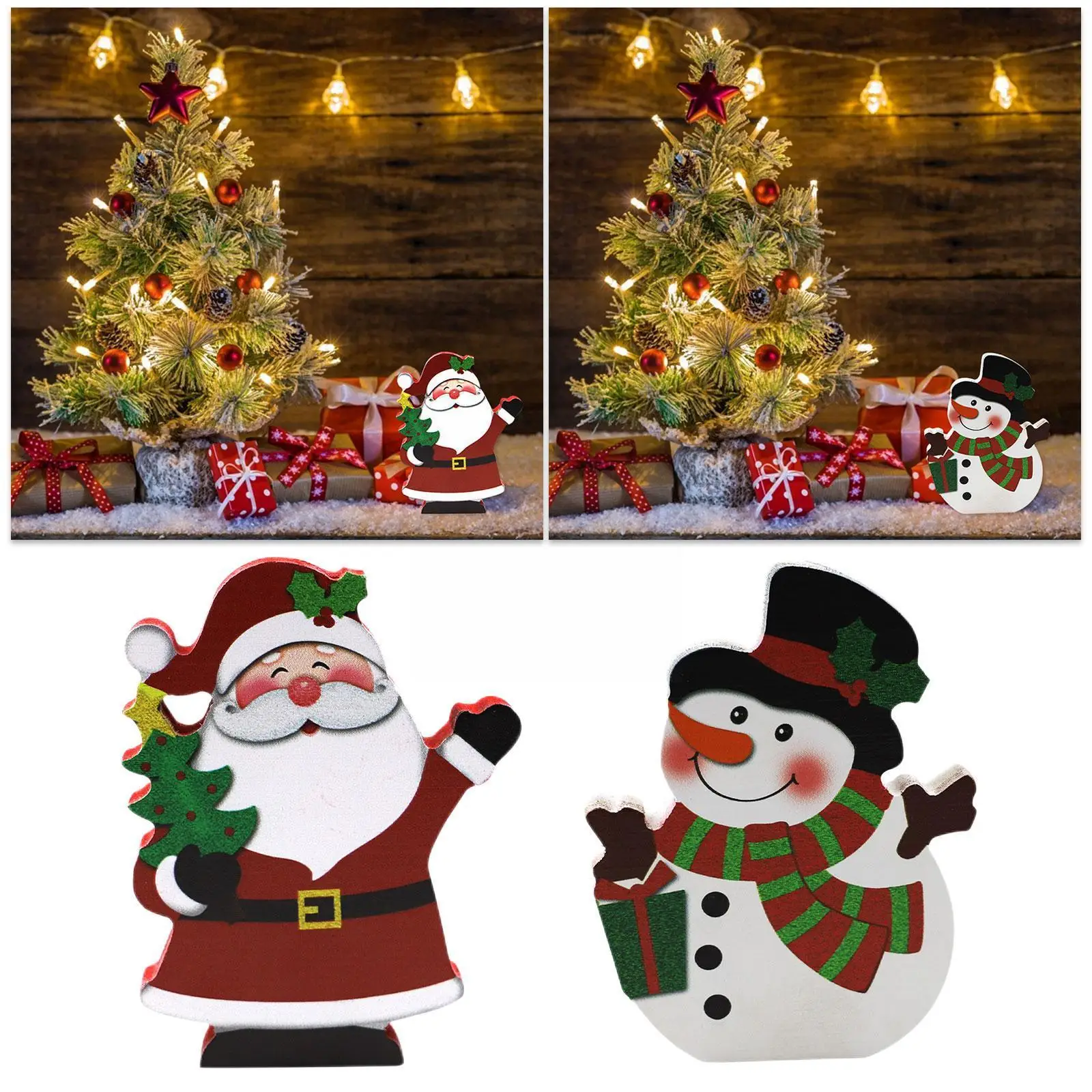 

Christmas Decoration Santa Claus Snowman Ornaments For Shopping Mall Hotel Window Christmas Tree Ornaments Navidad New Year Q2t1