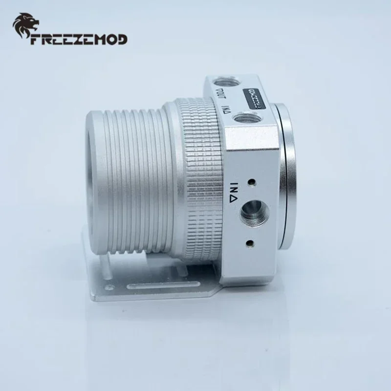 Фото FREEZEMOD D5 насос из полностью алюминиевого сплава, крышка насоса поддерживает внутренний импорт, кулер для воды из ПК, водяное охлаждение компьютера PJ-D5QJS №3