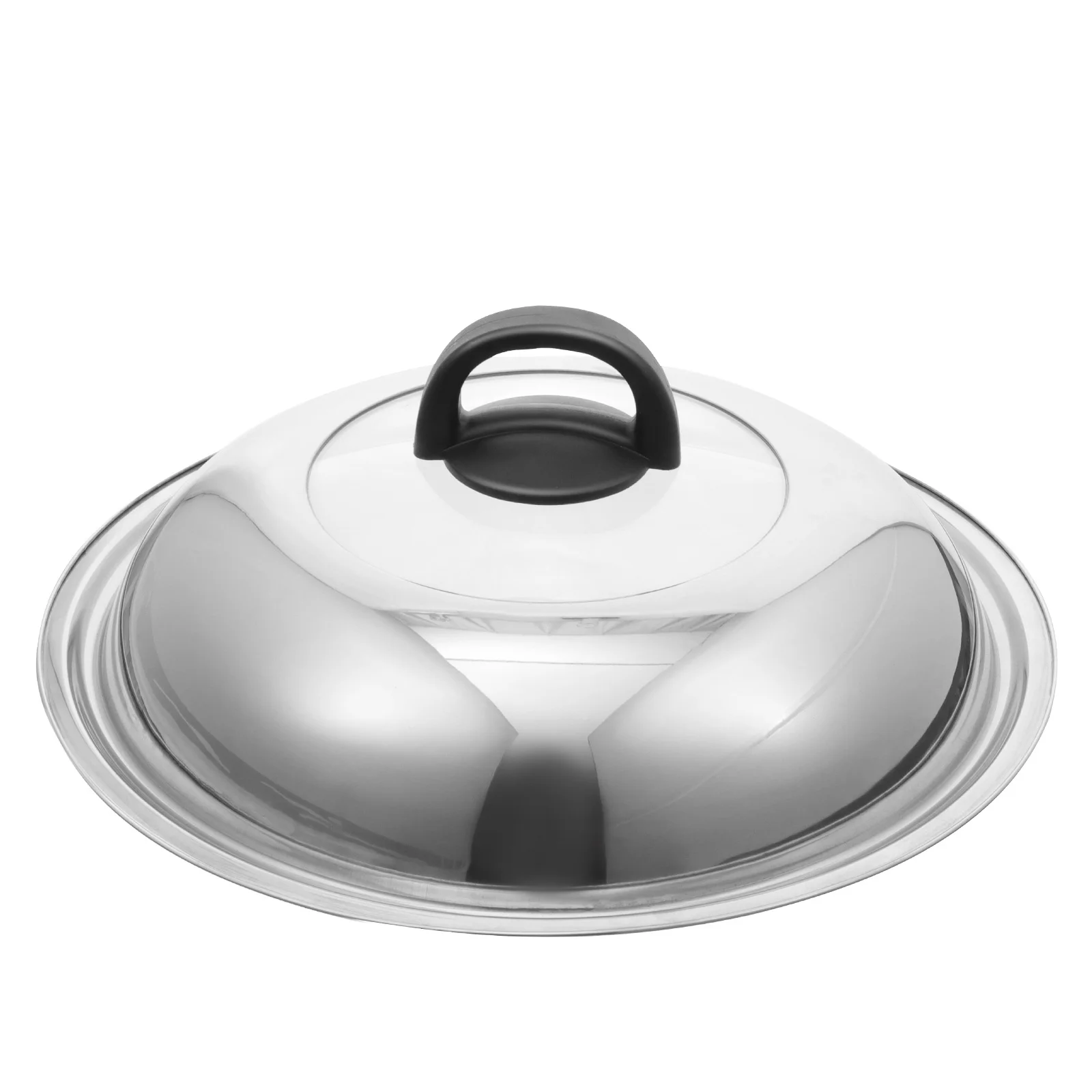 

Cover Lid Pot Skillet Pan Frying Replacement Covers Steam Cookware Universal Meltingcheese Lids Dome Metal Cooking Basting Anti