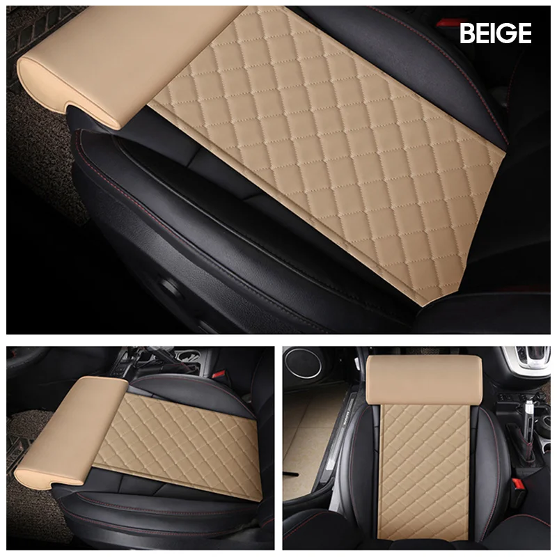 

Universal Car Seat Extended Seat Cushion Comfortable Leg Thigh Support Pillows Knee Extension Pad Long-Distance Driving Office