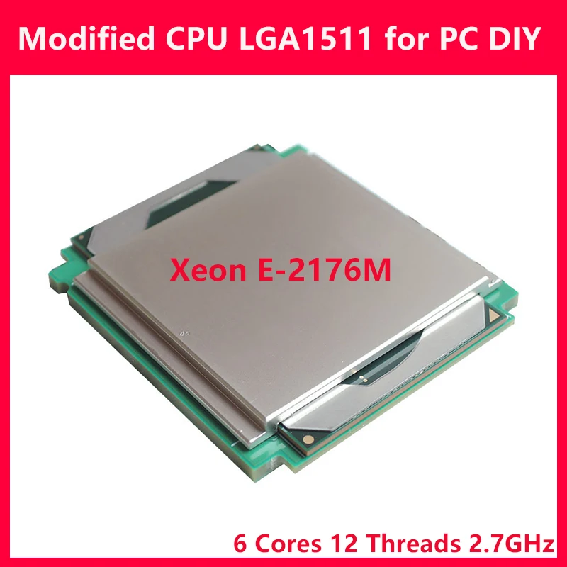 Desktop CPU XEON E-2176M SR3YX Coffee Lake 6C 12T 2.7GHz 45W Modified Processor LGA1151