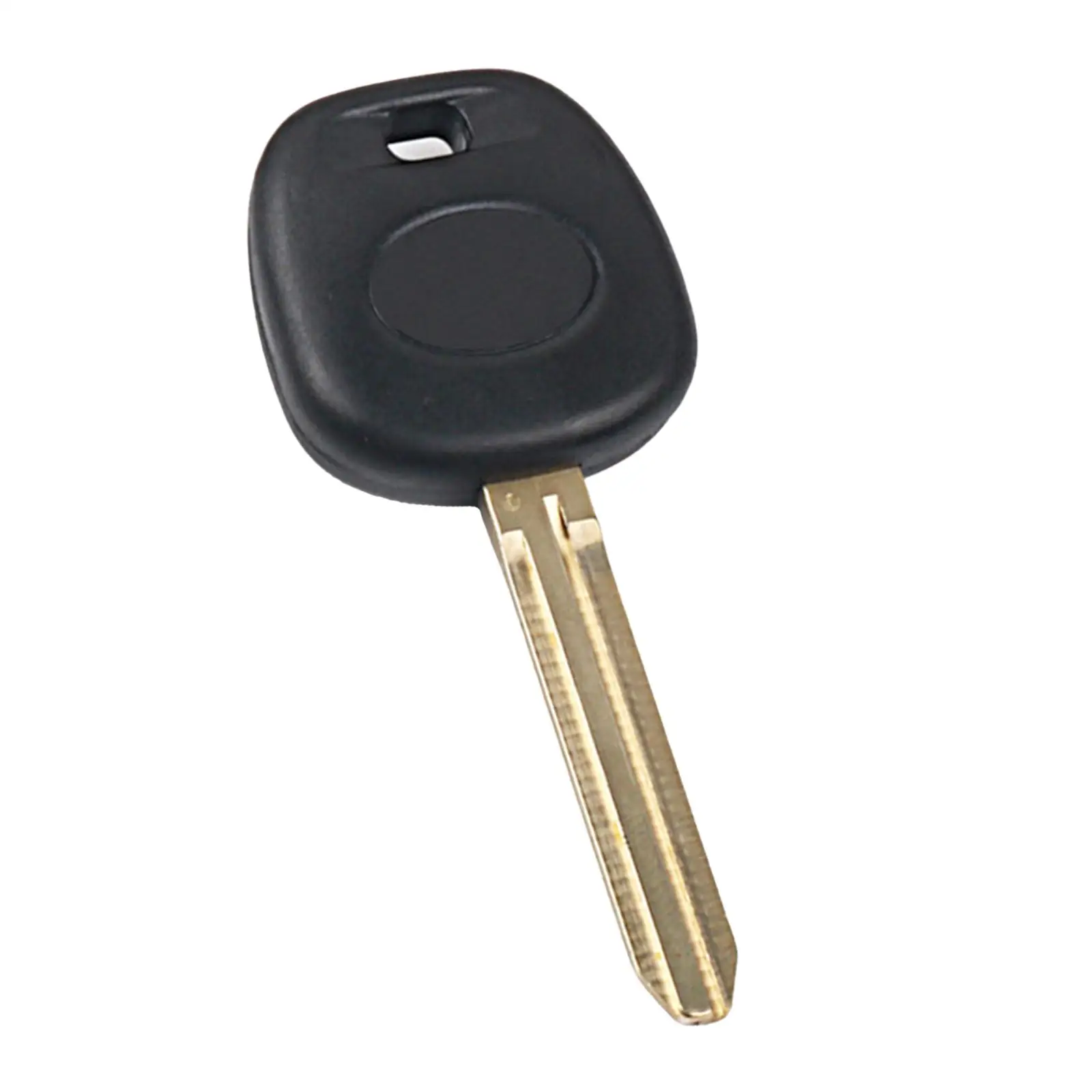 

Uncut Transponder Ignition Cover Remote Car Key Shell Cover Housing Button Pad Case Replace for Black