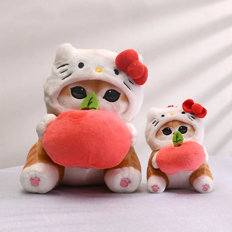 

Sanrio Hello Kitty Cat Cartoon Plush Toys Cartoon Anime Melody Kuromi Cinnamoroll Pompurin Hangyodon Stuffed Keyring Bag Pendant