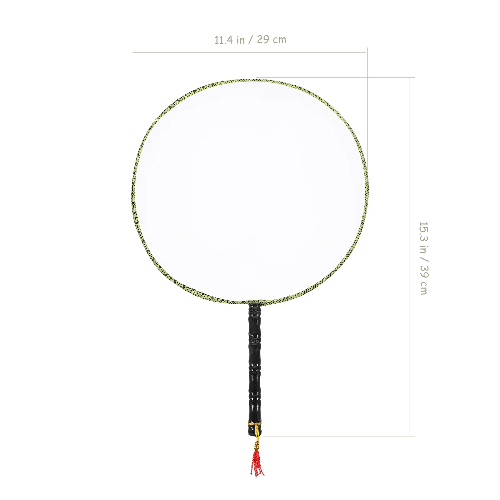 4 шт. круглый веер пустая рука сделай сам деревянная ручка ремесленные веера