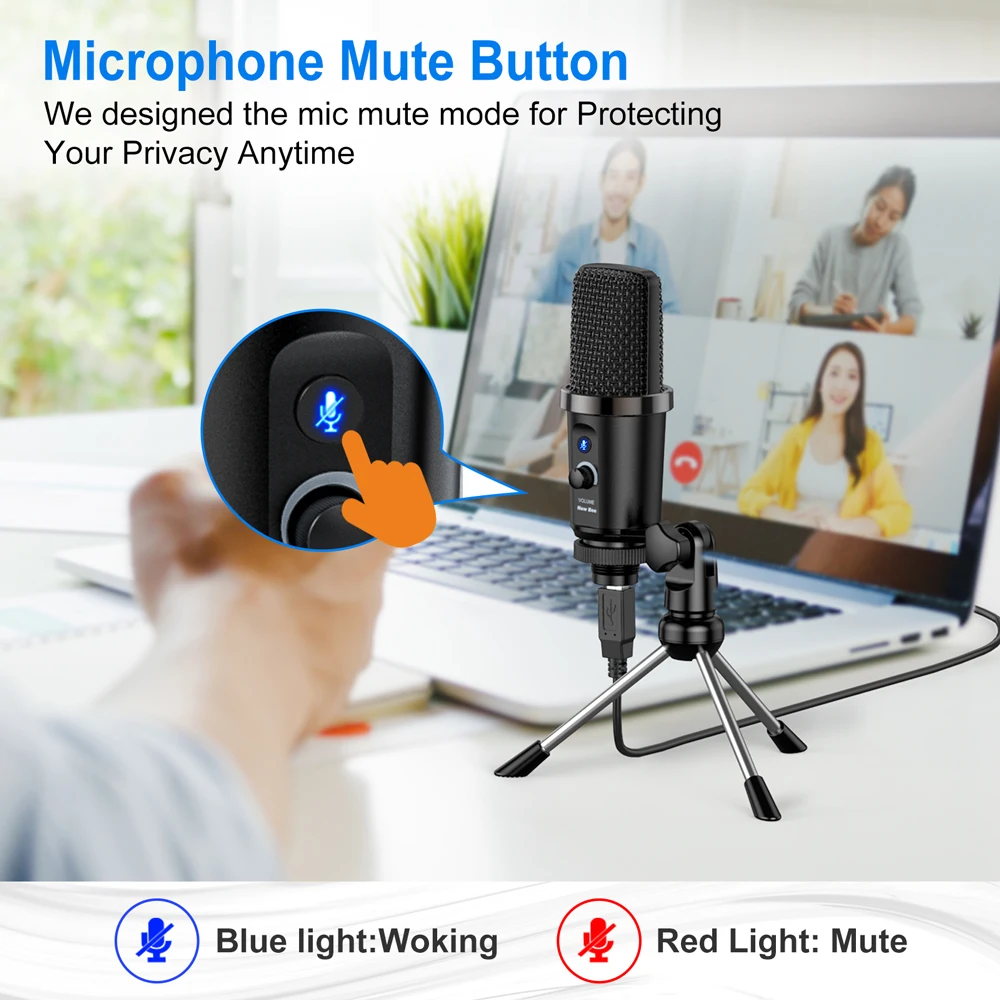 Конденсаторный микрофон Bee DM19 для ПК USB-микрофон