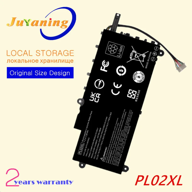 Аккумулятор для ноутбука PL02XL серии HP Pavilion 11-n000snx 11-N014TU 11-N030TU 11 X360 751681 -421 HSTNN-LB6B HSTNN-DB6B
