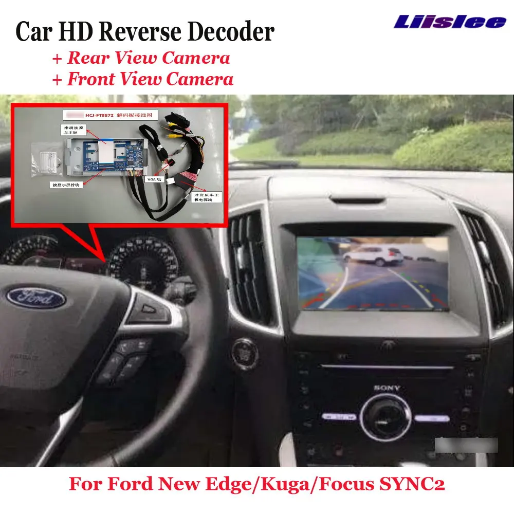 

For Ford Edge/Kuga/Focus 2019-2022 2023Car Original Screen Upgrade DVR Reverse Image Decoder Rearview Front 360 Camera