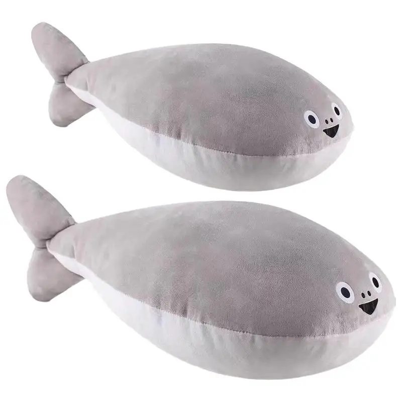 

Fish Plushies Squeaky Sacabambaspis Throw Pillow For Kids Simulation Puffer Plush Doll Stuffed Animal Puffer Sea Animal Plush