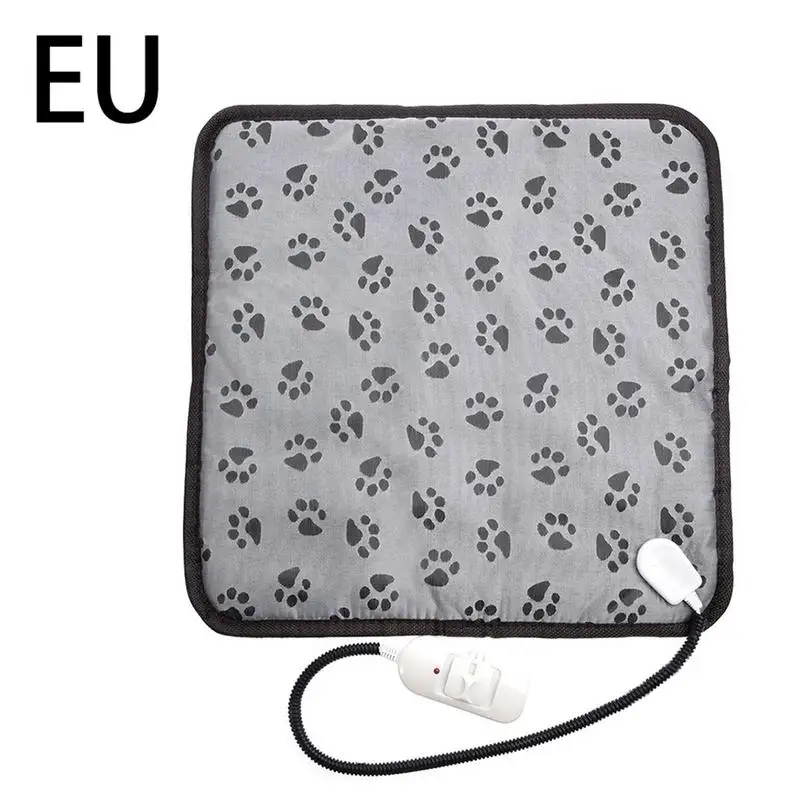 

New Waterproof Pet Electric Heating Pad Winter Dog Bed Heater Cat Warm Blanket EU/US Plug Adjustable Temperature Chair Cushion
