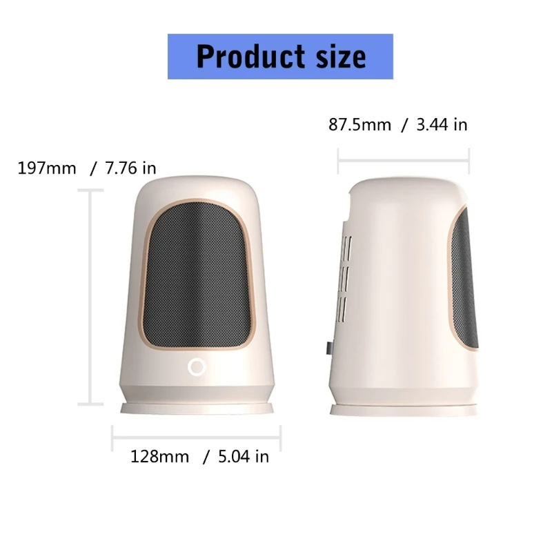 Многофункциональный небольшой тепловентилятор для отопления. Простой в