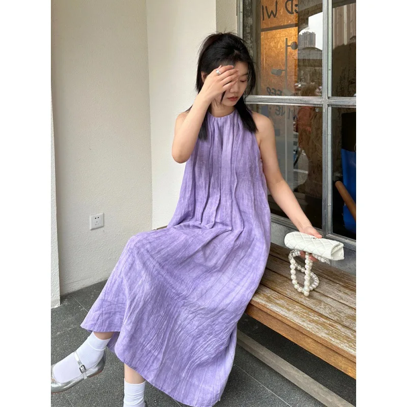 Женское цельнокроеное платье миди элегантное пляжное платье-миди для дня