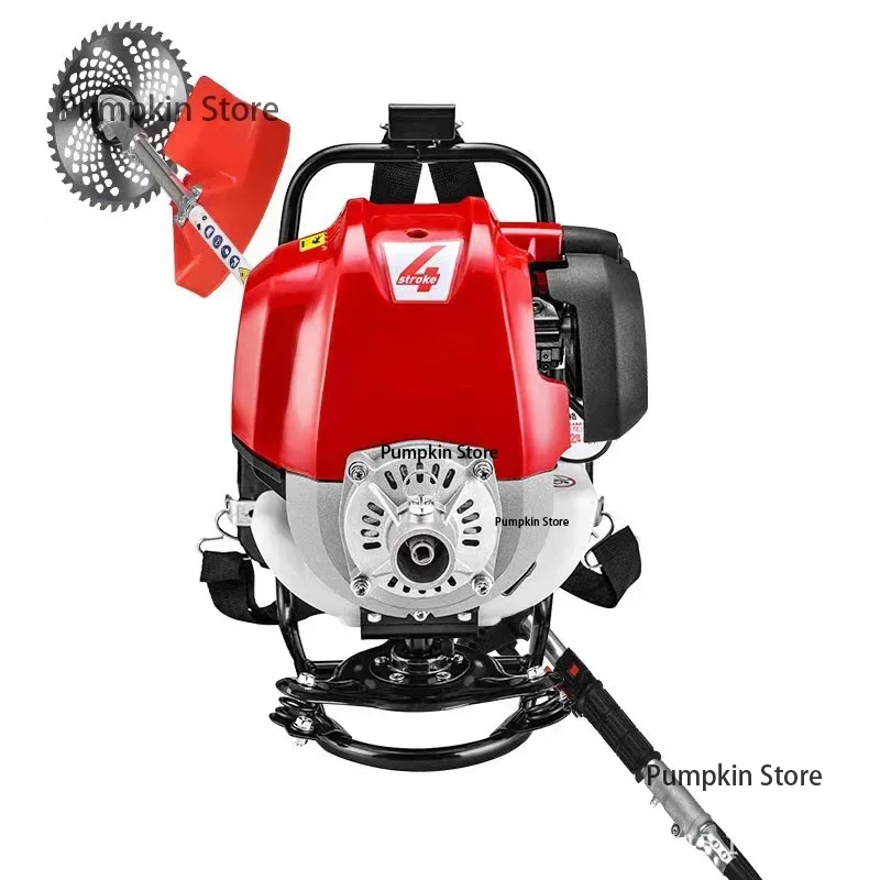 150 четырехтактная бензиновая газонокосилка небольшой бытовой рюкзак садовые