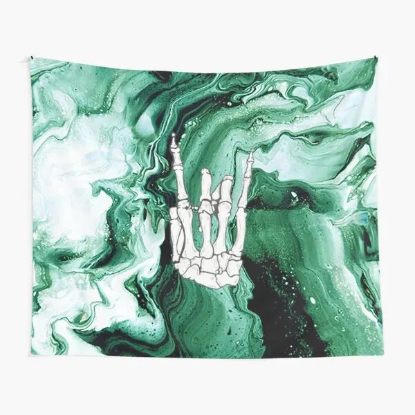 

Green Rock N Roll Tapestry Wall Colored Towel Mat Art Hanging Room Yoga Decor Blanket Printed Bedroom Travel Home Beautiful