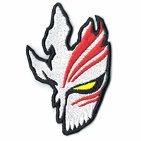 japanese anime bleach mark logo embroidered iron on patch japan