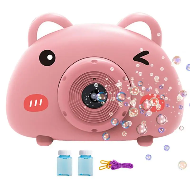 

Мультяшная милая игрушка-пузырь для камеры, машина для мыльных пузырей, игрушка в форме животного, автоматическая игрушка-воздуходувка для детей, подарок на день рождения