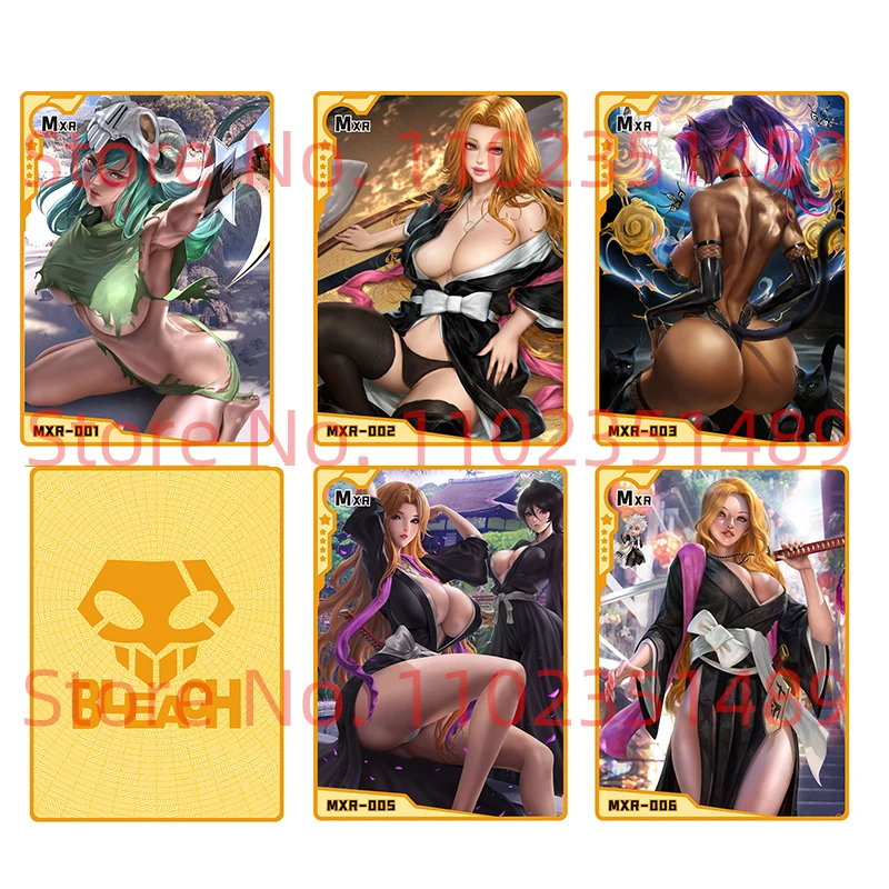 

Goddess Story Girl Party Bleach MSR MXR Card Rem Kurumi Child Kids Birthday Gift Game Cards Table Toys For Family Christmas
