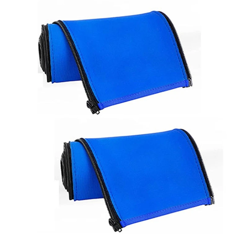 

2Pcs Pool Handrail Cover With Zipper, Swimming Pool Hand Railing Covers Anti-Slip Safety Ladder Rail Grip Sleeve 4 Feet