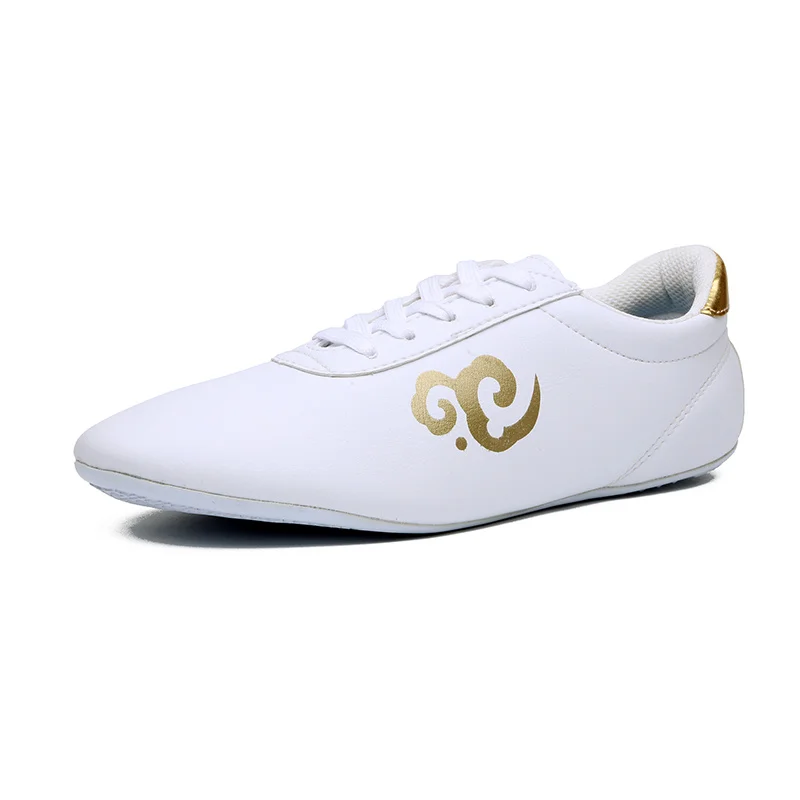 Кроссовки Wushu Kung Fu китайские кроссовки для бега кожаные женские и мужские Taiji Dao