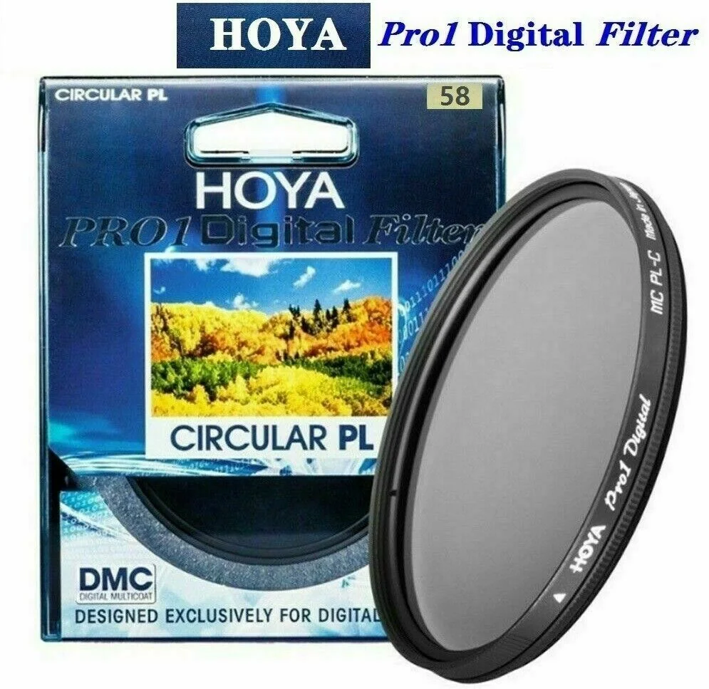 

HOYA 58mm Pro1 CPL Digital CIRCULAR Polarizer Camera Lens Filter For SLR Camera