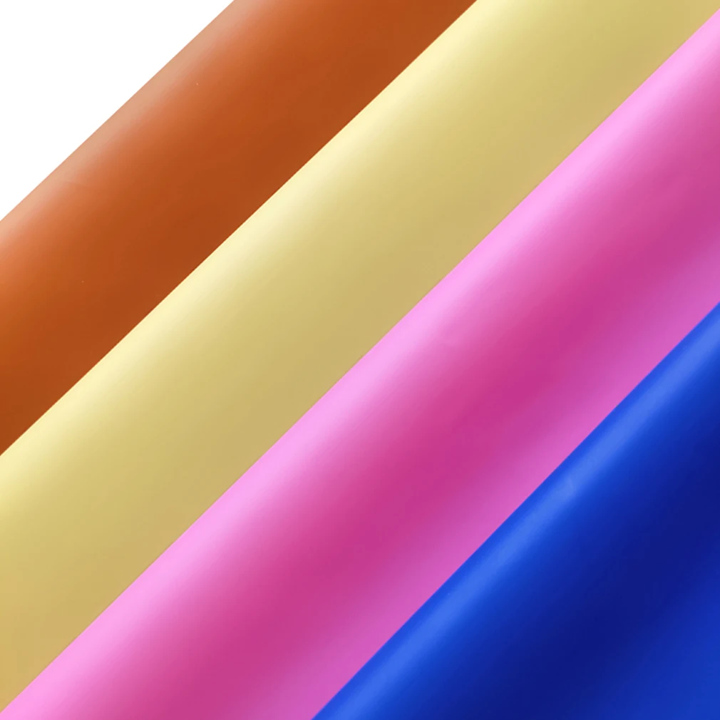 

Waterproof Frosted Jelly TPU Leather Fabric Colored Soft Plastic Film For Making Raincoat/Table Cloth/Backdrop/Handbags/Bows