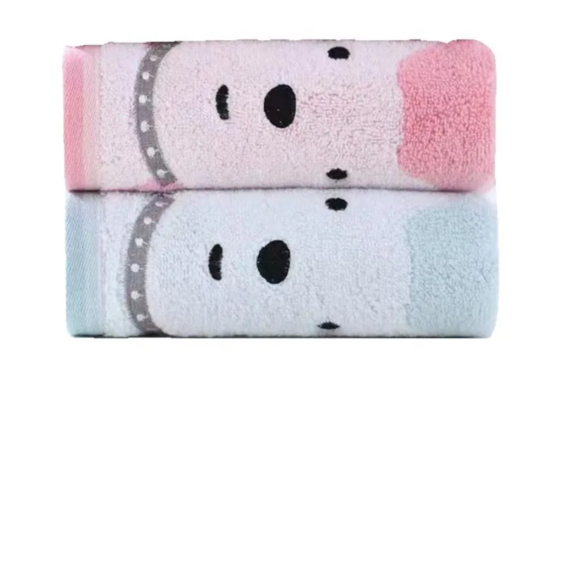 2024 2 шт. Miniso мультяшное полотенце с вышивкой для собаки милая пара хлопковое