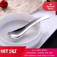 304 stainless steel ice cream spoon%c2%a0dessert spoons%c2%a0ice cream scoop teaspoon%c2%a0kitchenware