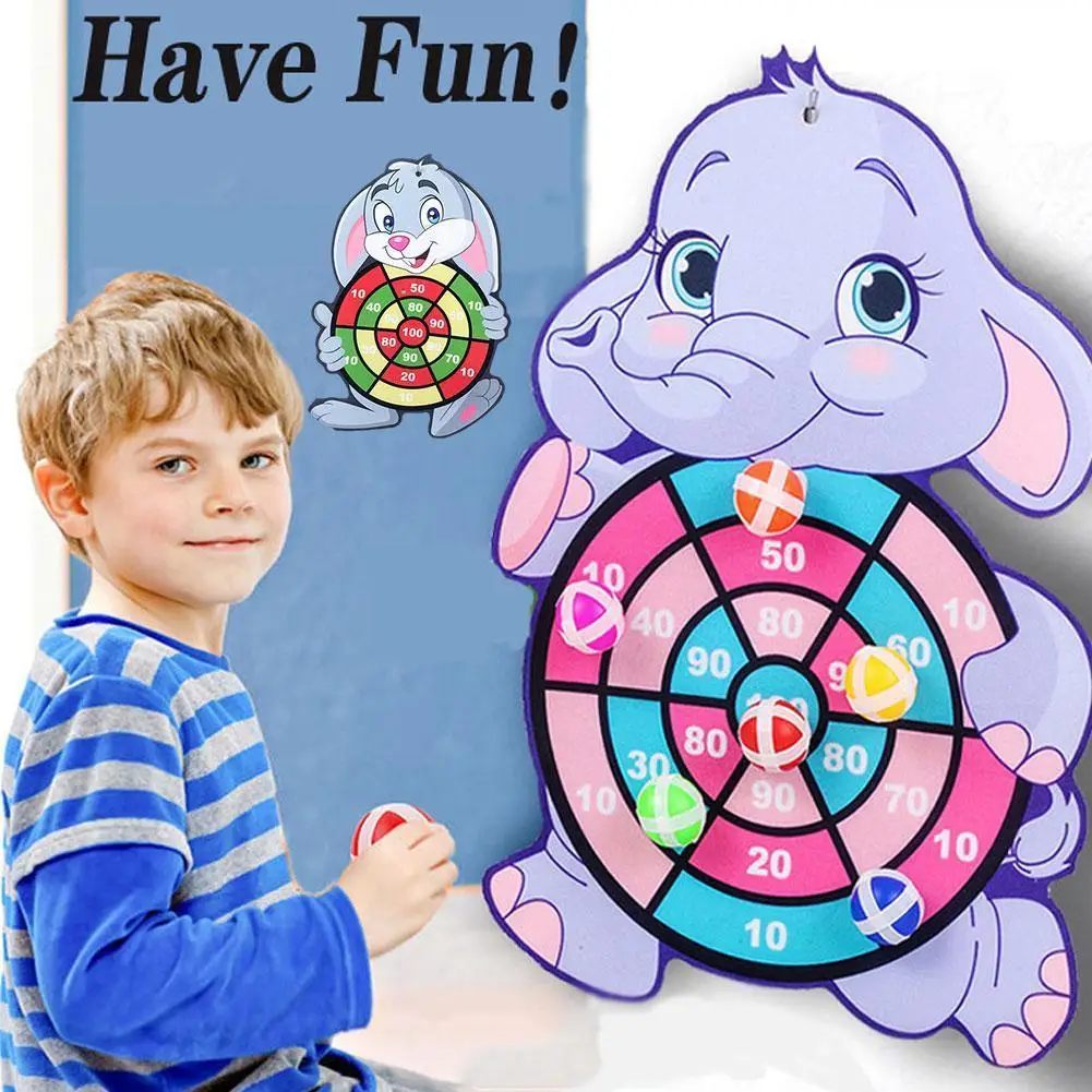 

Montessori Dart Board Target Sports Game Toys For Children 3 To 7 Years Old Outdoor Toy Child Indoor Girls Sticky Ball Boys R1U4