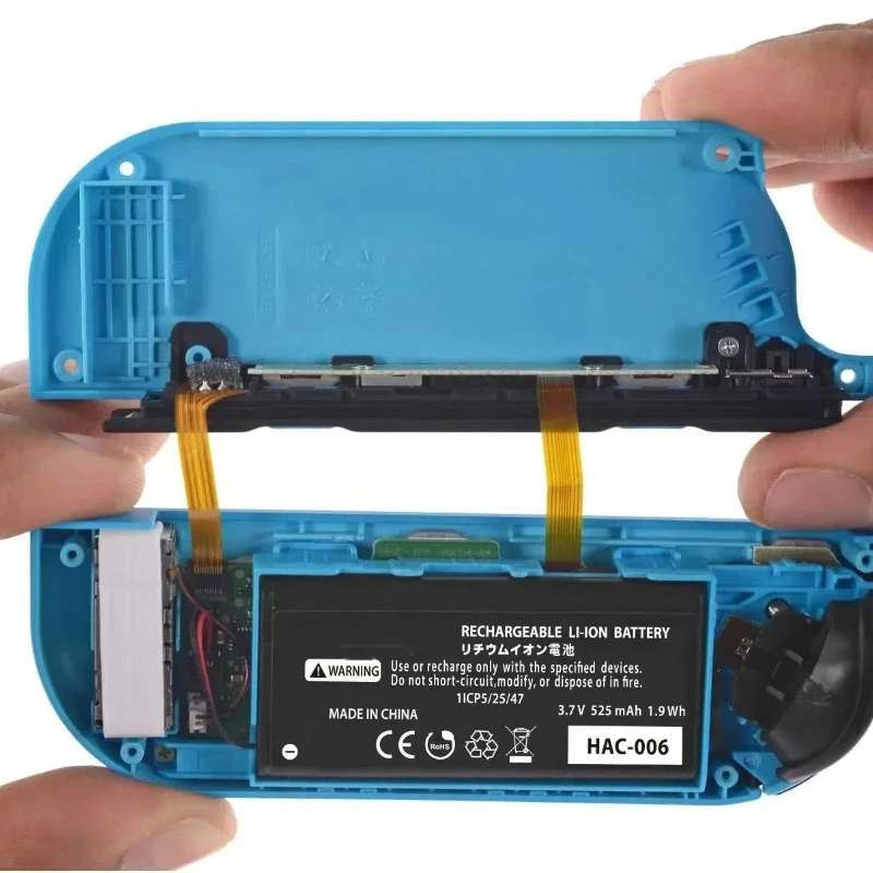 Фото Аккумулятор HAC-006 525 мАч для контроллеров Joy-Con Nintendo Switch, совместим с HAC-BPJPA-C0, HAC-015/016, аксессуары для Joy-Con №4