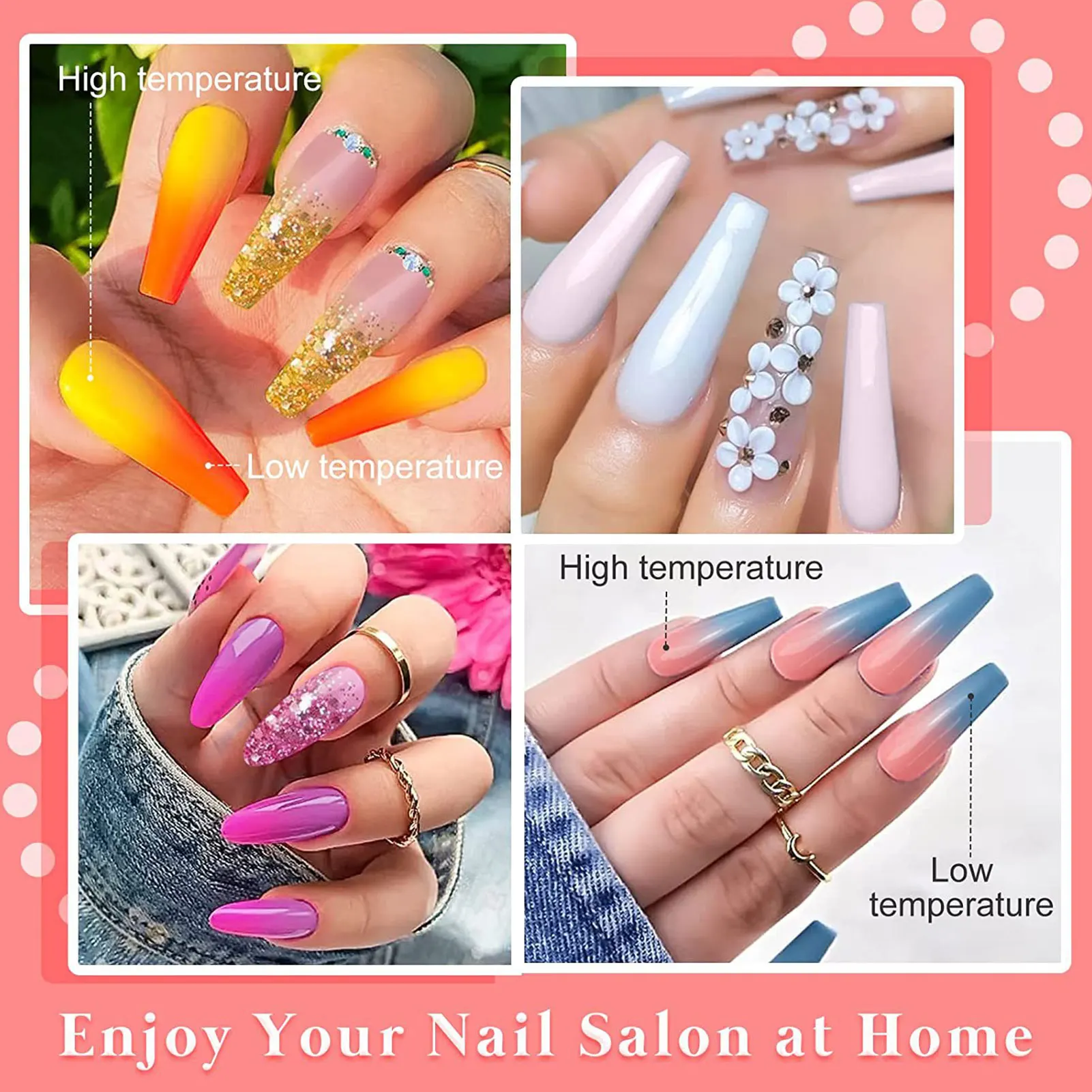 

Poly Nail Gel Kit Glitter Decorations Gel Extension Poly Nail Kit For Starters Professional Nail Art Tools Manicures Set