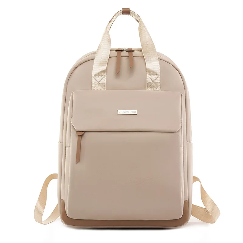 

Commuting Large-capacity Bag Solid Simple Color Backpack Multi-functional Backpack Student New Laptop Ladies