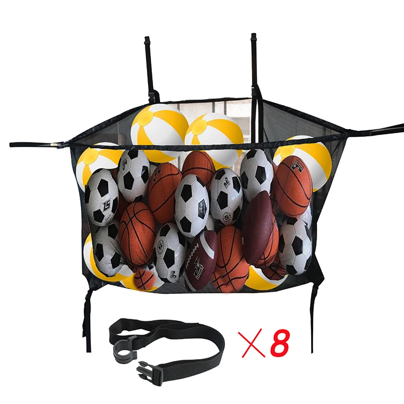 

Большая Надувная сумка для хранения игрушек, органайзер для аксессуаров для бассейна, большая Сетчатая Сумка с кольцом для плавания, на забор