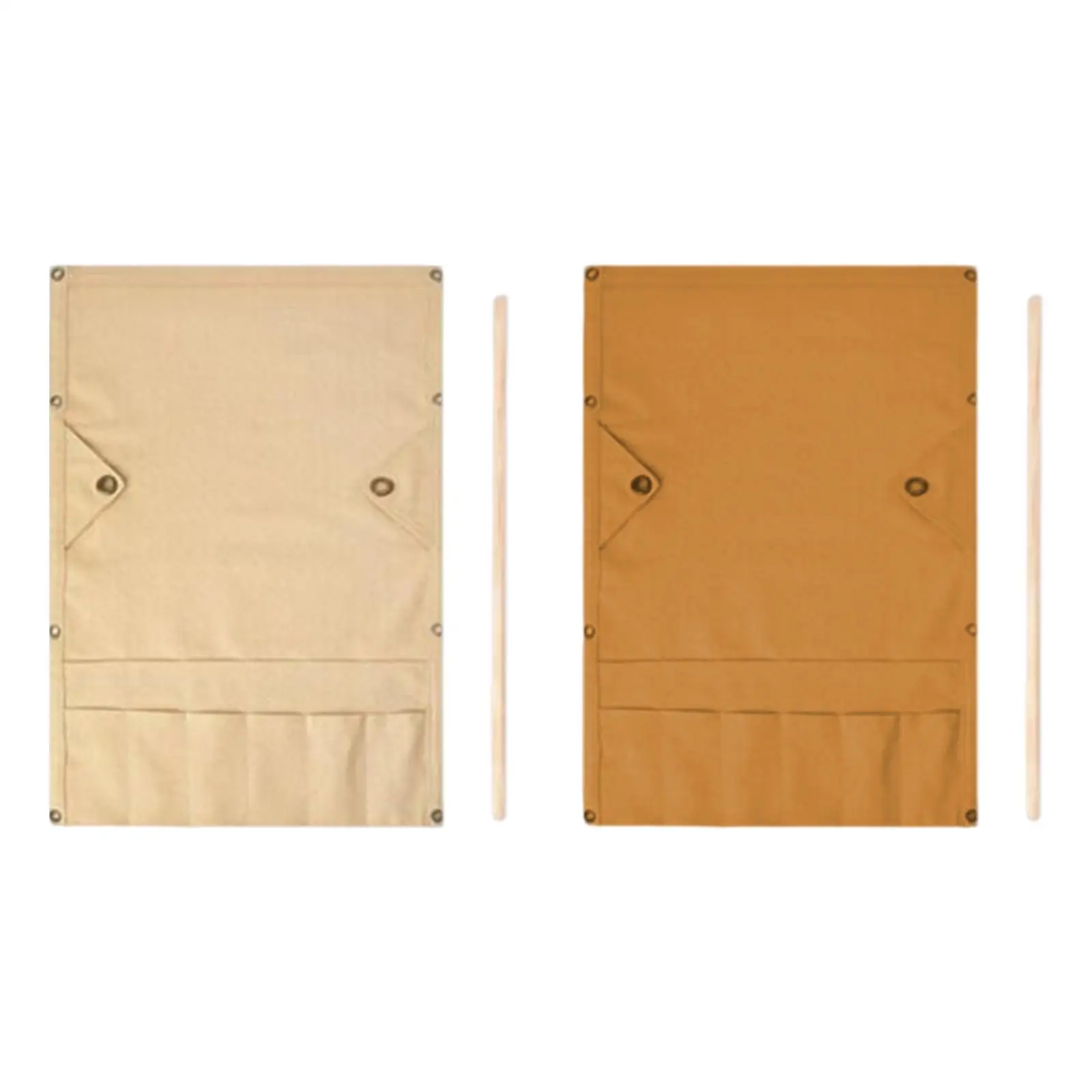 

Холщовая подвесная вешалка для хранения столовых приборов и полотенец