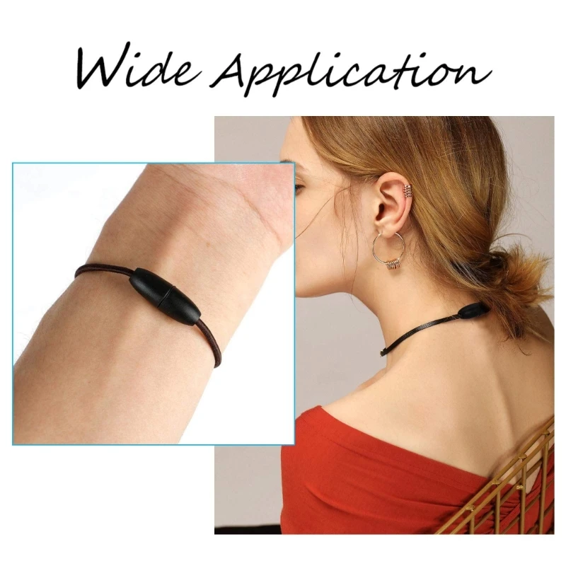 Отрывная застежка для шнурка соединители бочонков из бисера пластиковая