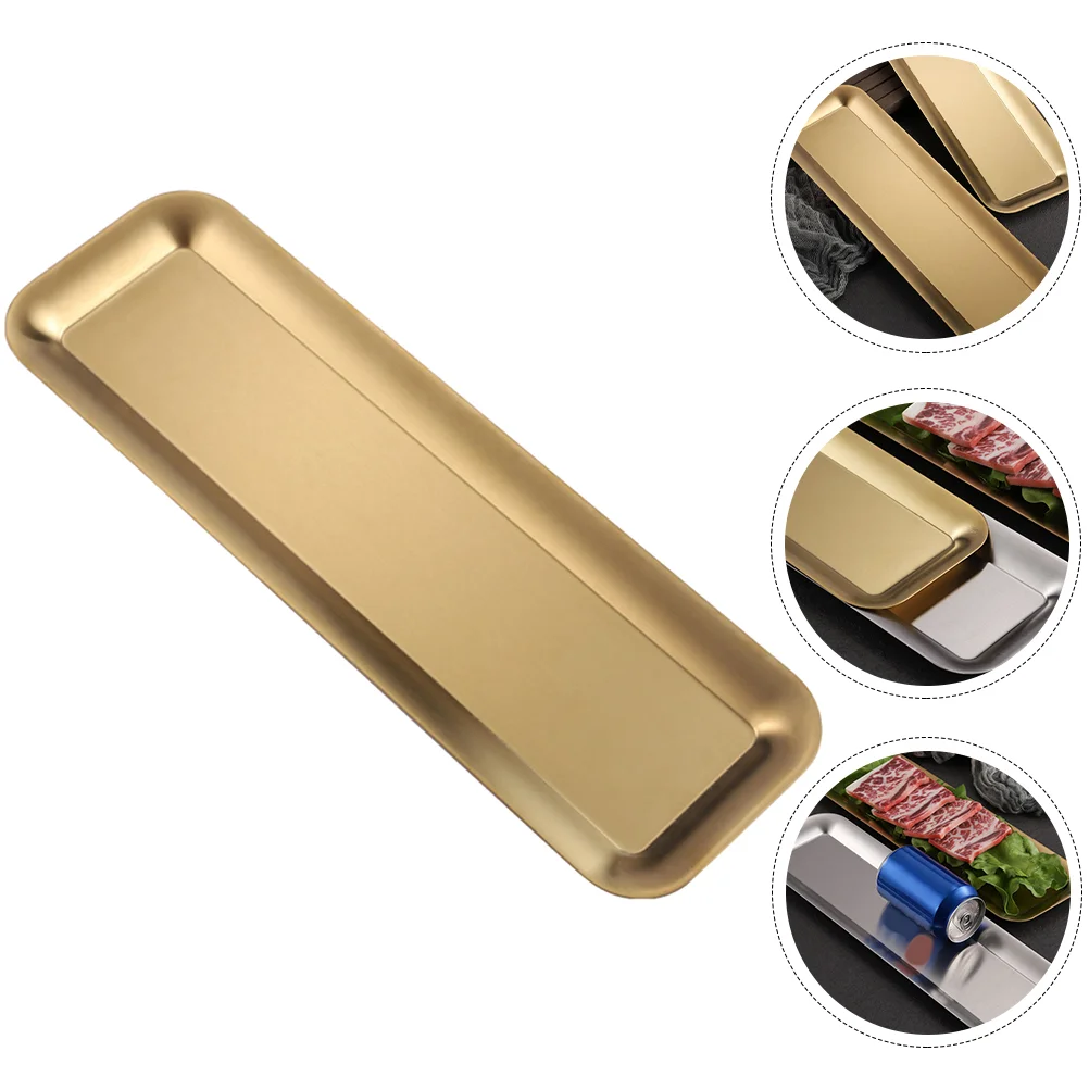 Длинная тарелка для суши стеклянная сковорода тарелки блюдо японский поднос еды