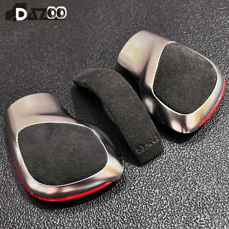 

Suede Leather DSG Gear Shift Knob Gear Side Cover DSG Emblem For VW Golf 6 7 R GTI Passat B7 B8 CC R20 Jetta MK6 GLI Car Parts