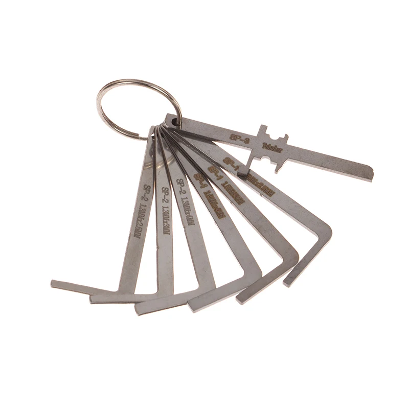 7 шт. мастер-ключи металлический сменный набор ключей для замка-скелета несколько
