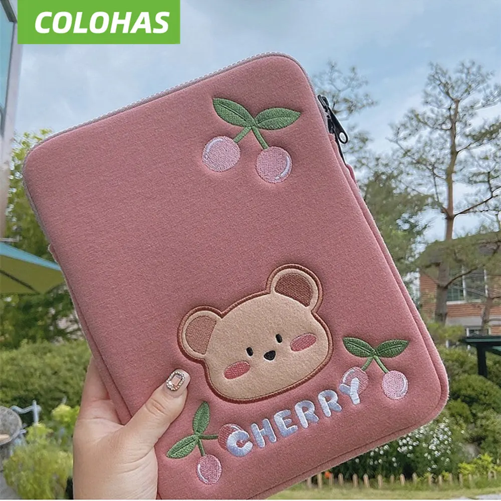 

Чехол-накладка для IPad Air 4 Xiaomi Pad 5 мультяшный ноутбук планшет Внутренний чехол сумка 11 13 дюймов планшет защитный чехол сумка для Macbook