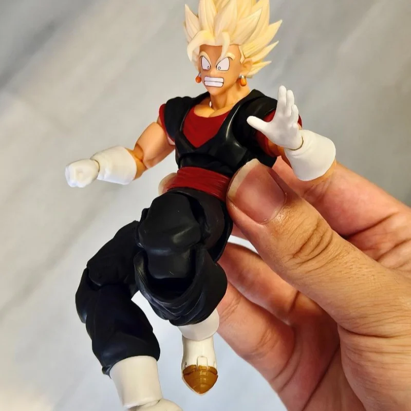 Фото Горячая новинка: Фигурка Vegetto из Dragon Ball Z от Ygmw Studio, еженедельная цветовая версия, масштаб 1/12, аниме-модель, подарок на день рождения, игрушка №2