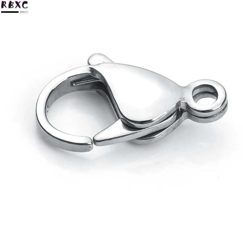 

Rbxc Stainless Steel Lobster Buckle Chain Accessories Dly Manual Spring Buckle Connection Buckle 304 Lobster Buckle