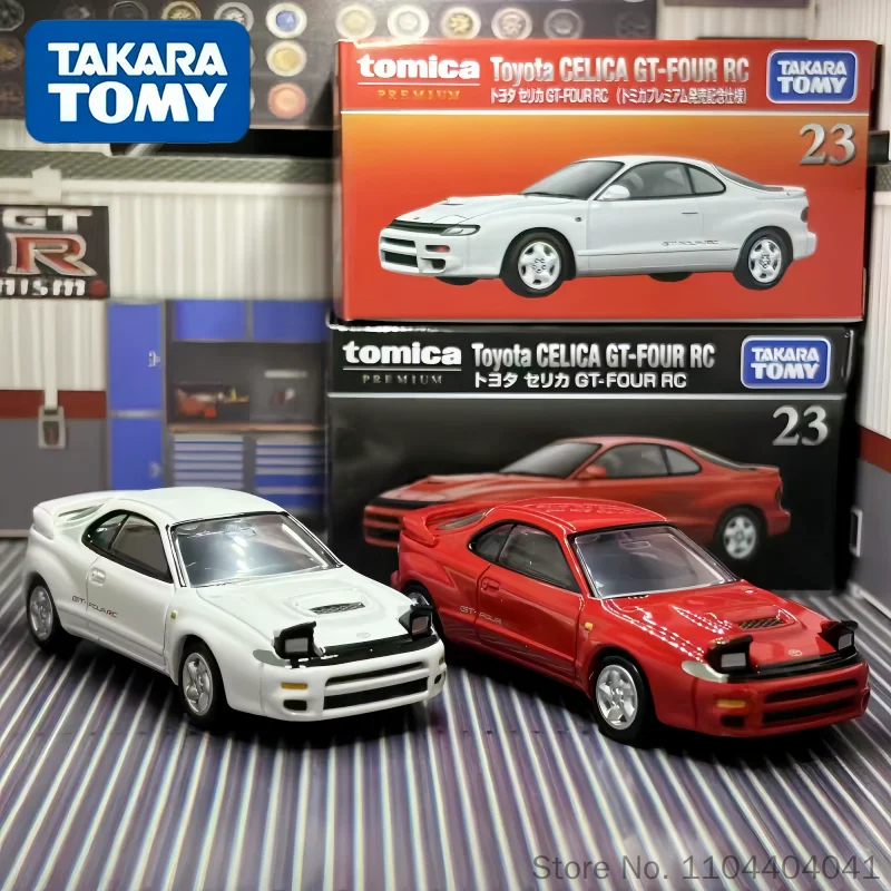 Фото В наличии: Оригинальная коллекционная модель автомобиля Takara Tomy Tomica Premium Series TP23 Toyota Celica GT-Four RC Transport Team из сплава №1