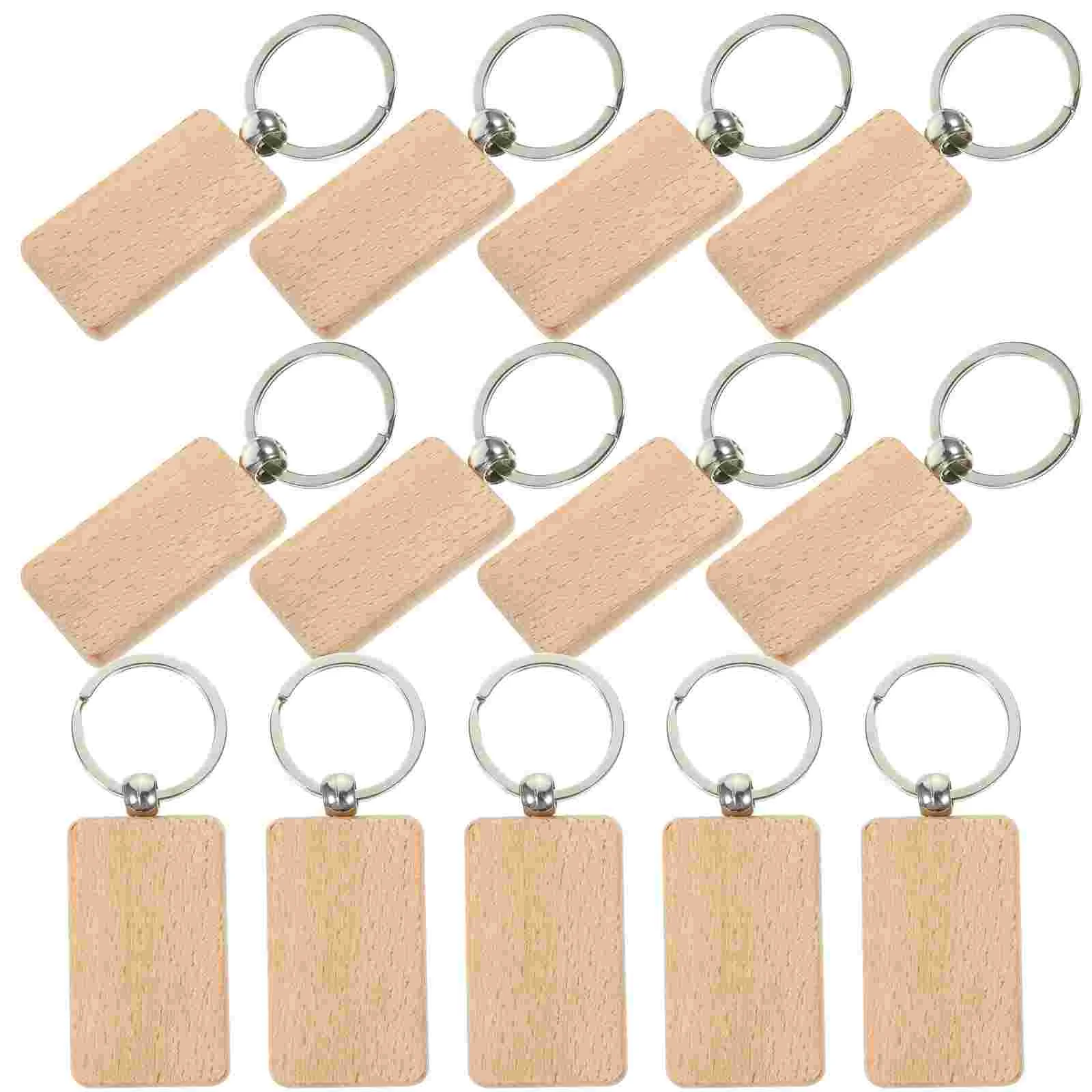 

Engravable Wooden Keychains DIY Lettering Key Chain Pendants Blank Wood Keychains DIY Crafts for DIY Gift Craft Making