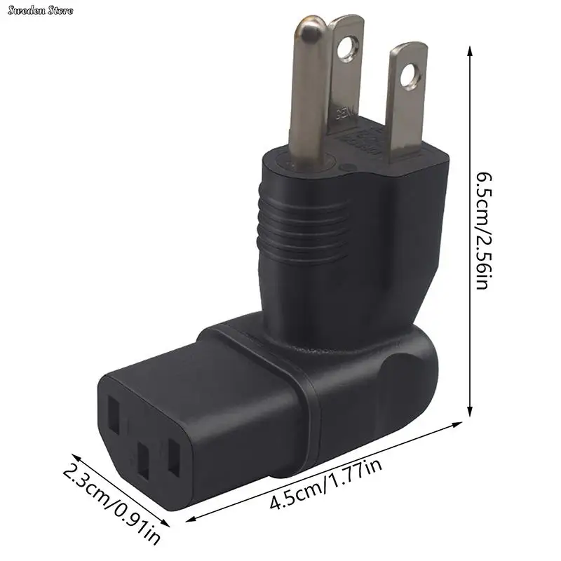 1pc Ac Power Adapter US American Standard Plug To IEC320 C13 AC Power Plug, Nema 5-15P Wholesale