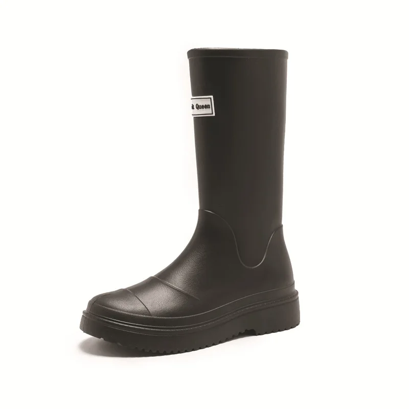 

Autumn and Winter Paris Fashion Snow Boots Solid Color EVA Rubber-plastic Waterproof High Boots 35-40