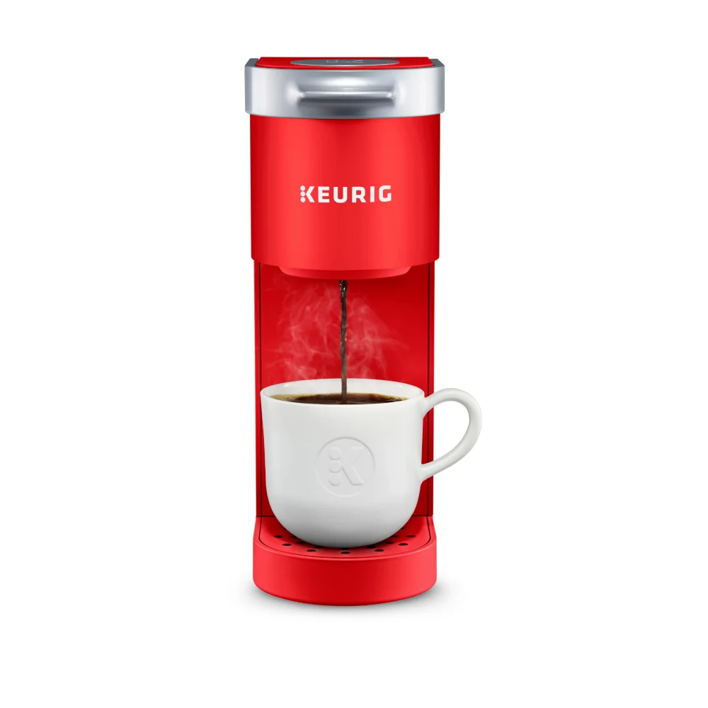 

K-Mini Single Serve K-Cup Pod Coffee Maker, Poppy Red (US Stock)