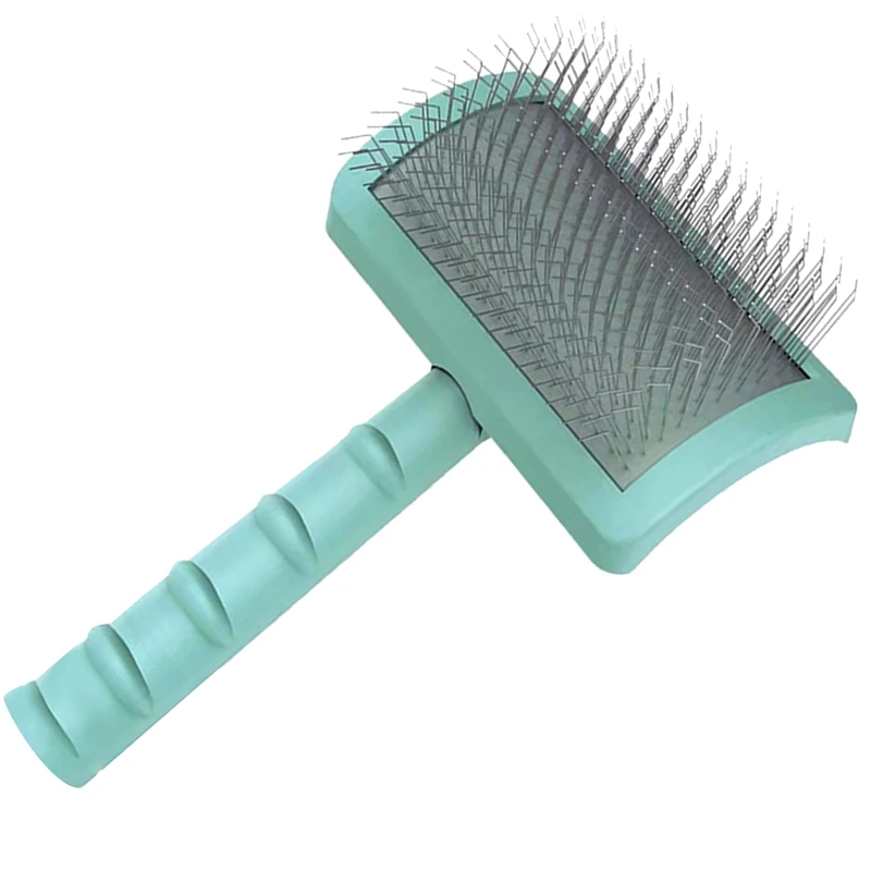 

Firm Slicker Brush For Dogs- Extra Long Pin Slicker Brush For Large Dog Pet Grooming Wire Brush And Deshedding